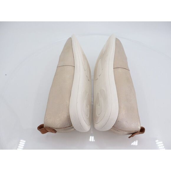 Gentle Souls Bella Ballet Flats Size 9.5 Gold Leather Wedge Platform Flats Comfy - Picture 9 of 12